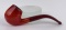 Vintage Bakelite Red Yellow Swirl Smoking Pipe