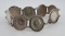 British Coin Silver Three Pence Bracelet