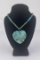 Heart Shaped Turquoise Necklace