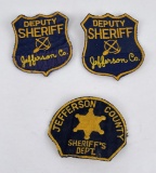 Antique Jefferson County Montana Sheriff Patches