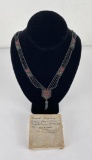 Antique French Beaded Necklace