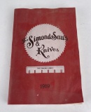 The Simonds Saws and Knives Catalog 1919