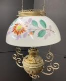 Victorian Hanging Oil Kerosene Lantern