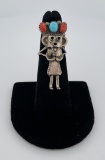 Navajo Sterling Silver Kachina Ring