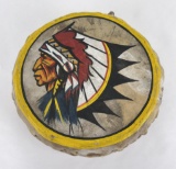 Montana Indian Made Painted War Drum