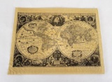 Vintage Map of the World 1917