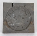 Bunker Hill Mining Company Ingot Mold