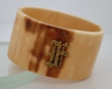 Alaskan Inuit Eskimo Napkin Ring Gold Nugget