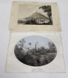 Antique Pair of European Prints