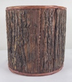 Native American Bark Covered Basket