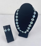 Costume Jewelry Necklace and Earrings