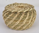 Montana Indian Made Pine Needle Basket