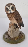 Elsie Hanauer Owl Wood Carving