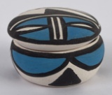 Miniature Acoma Indian Lidded Seed Pot