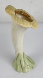 Irish Belleek Porcelain Sunflower Vase