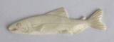 Alaskan Inuit Eskimo Salmon Walrus Carving