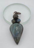 Labradorite Sterling Silver Necklace Pendnat