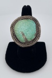Old Pawn Sterling Silver Turquoise Ring