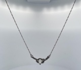 Sterling Silver Quartz Necklace