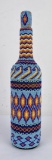 Montana Crow Indian Beaded Wine Bottle