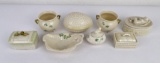 Irish Belleek Porcelain Grouping