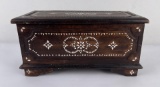 India Bone Inlay Trinket Box