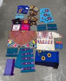 Group of Indigenous Clothing Scarves