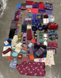 Group of Indigenous Clothing Bags Scarves