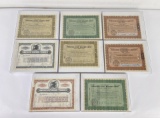 Collection of Stock Certificates