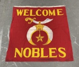 Antique Shriners Nobles Flag