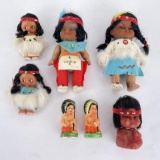 Vintage Native American Indian Dolls