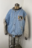 Vintage Mickey Mouse Varsity Denim Jacket