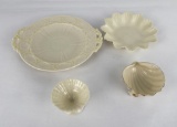 Irish Belleek Seashell Porcelain Lot