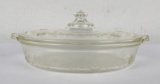 Pyrex Engraved Etched Lidded Casserole Dish