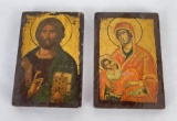 Antique Wood Painted Icon