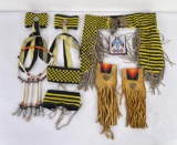 Montana Blackfoot Indian Beaded Dance Regalia