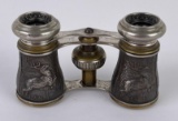 Antique French Opera Glasses Leaping Stag