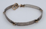 James Meyers Sterling Silver 14k Bracelet