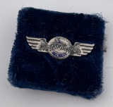 Capital Airlines 2 Years Sterling Silver Wings Pin