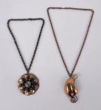 Pair of Mid Century Copper Necklaces