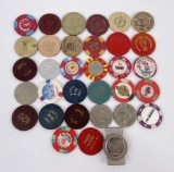 Collection of Las Vegas Montana Casino Chips