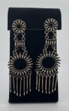 Zuni Petit Point Sterling Silver Earrings