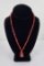 Navajo Red Coral Necklace