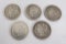 Lot of 5 Morgan Silver Dollars