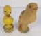 Antique Paper Mache Easter Candy Containers