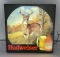 Budweiser Beer Lighted Deer Pheasant Sign