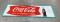 Original Vintage Coca Cola Coke Fishtail Sign