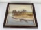 John Stanford Stagecoach Oil on Canvas Painting