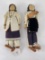 Pair of Iroquois Indian Dolls