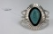 Navajo Sterling Silver Turquoise Bracelet